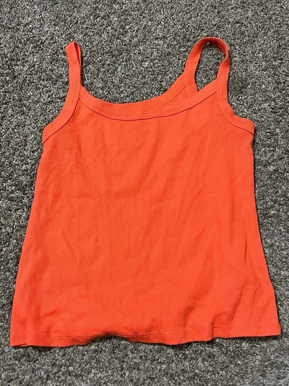 Old Navy Ribbed Camisole Tank Top - Orange